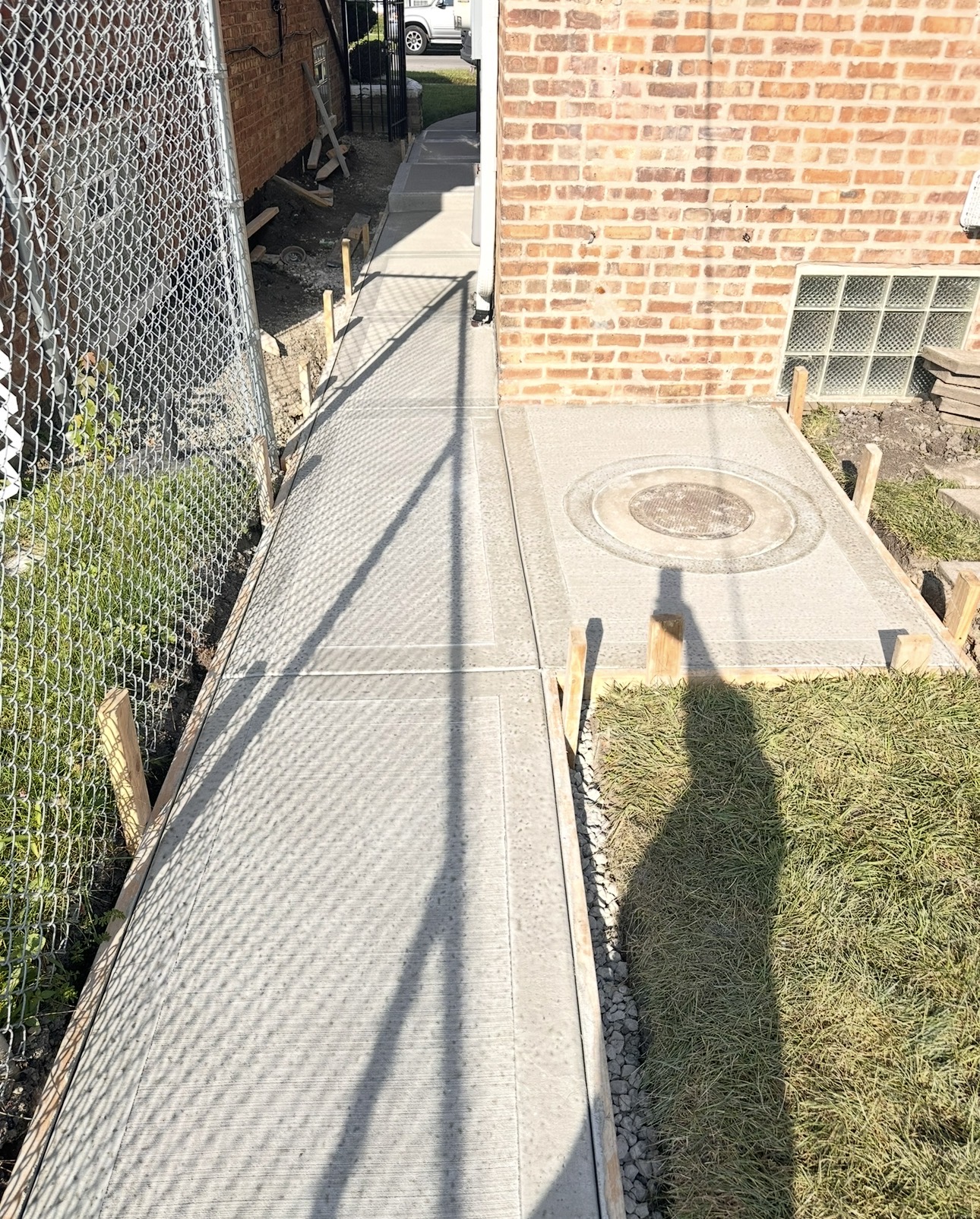 Stamped Concrete Sidewalk
